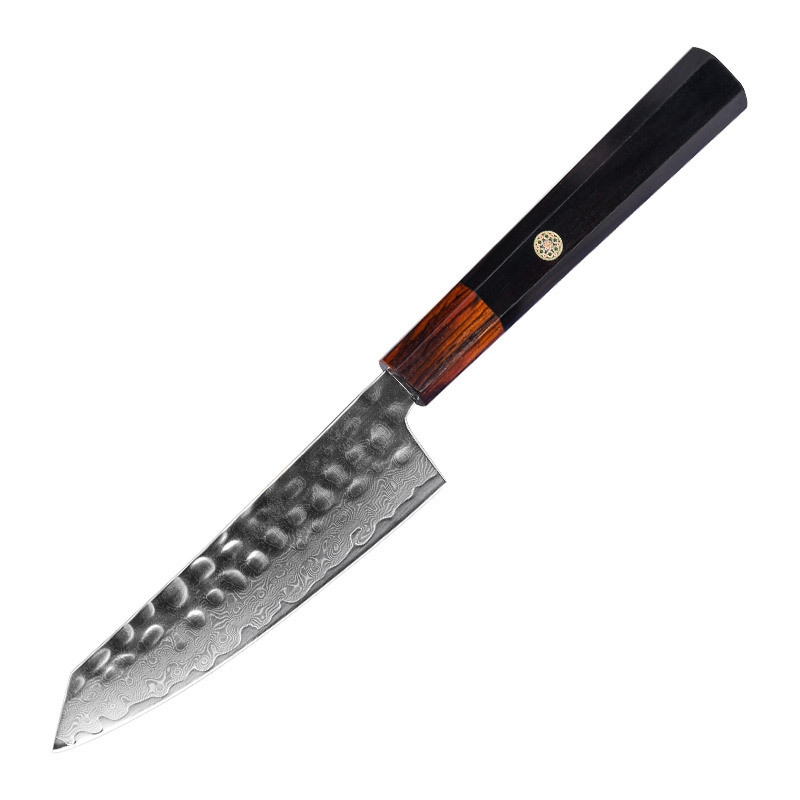 67-Layer Damascus Knife Series with Wood Handles