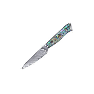 Damascus Knife Series with Resin Handles — 8 Profiles