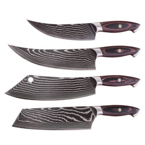 Layered Damascus Butchery and Prep Knife Series